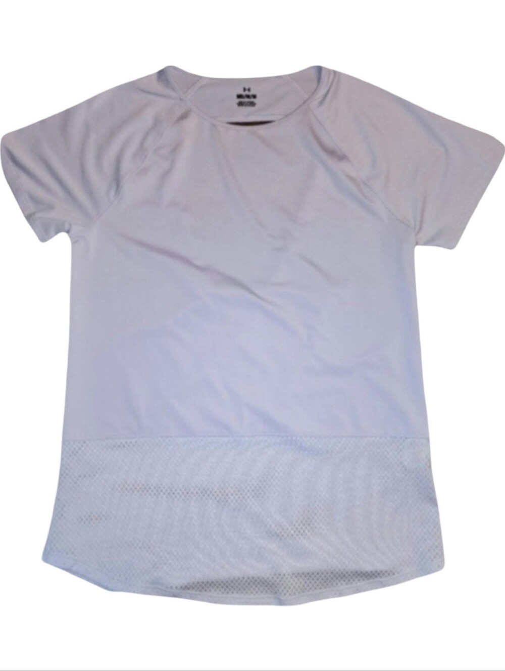 UNDER ARMOUR Lavender HeatGear Mesh Back Workout Shirt M
